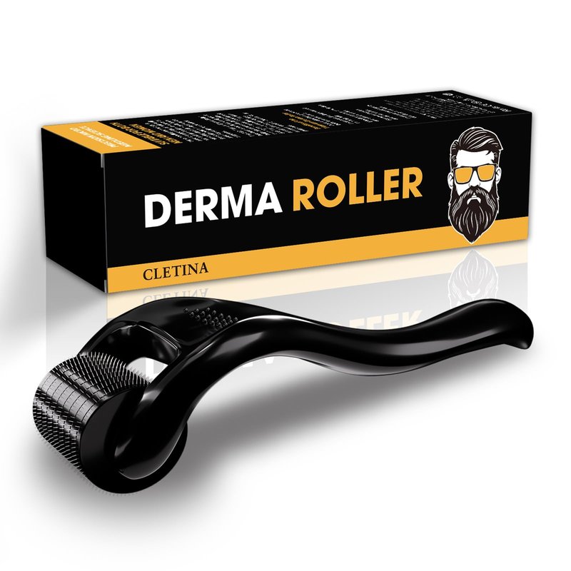 540 Titanium Derma Roller - Microneedle Micro Needle Roller for Men and Women Home Use - Microneedling Roller Microneedle Skin Care Tool A8