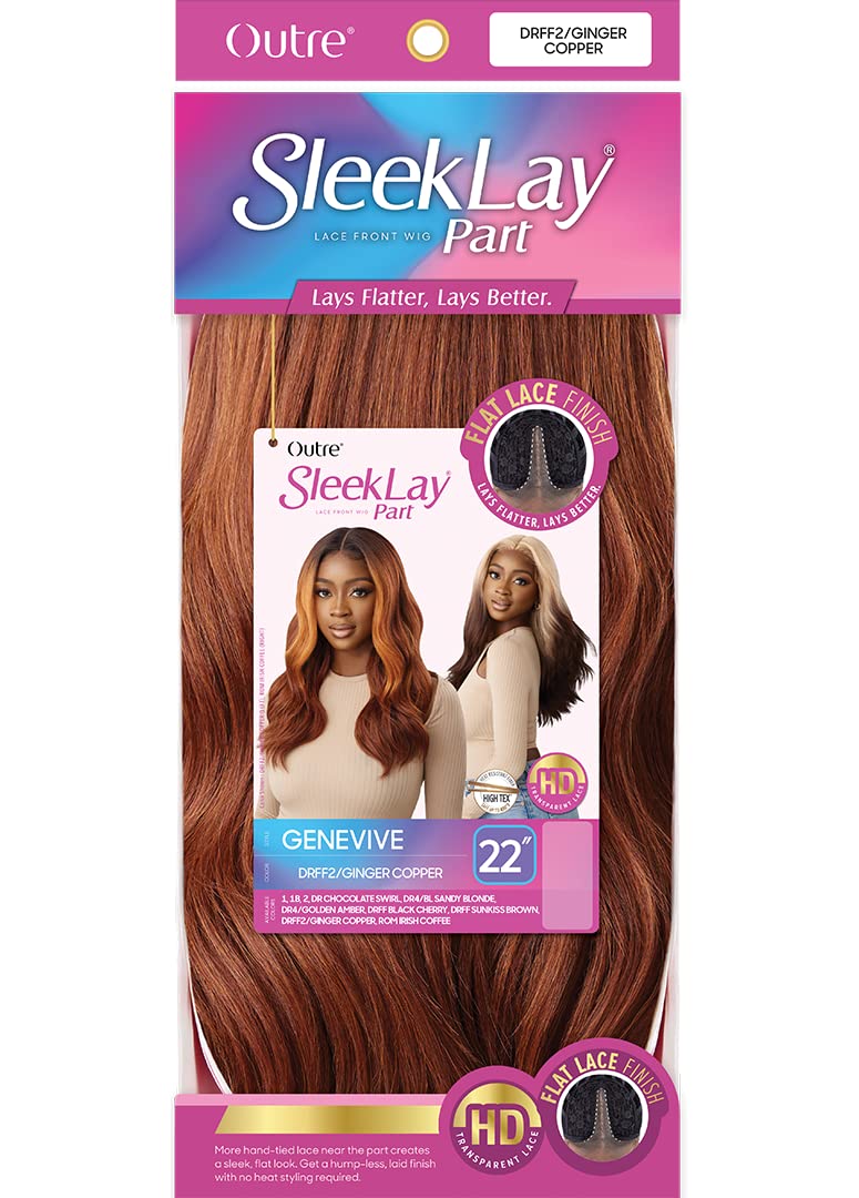 Outre SleekLay Part HD Lace Front Wig GENEVIVE (ROM Irish Coffee)