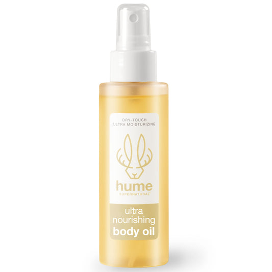 HUME SUPERNATURAL Dry Body Oil Spray - Ultra Hydrating Oil for Dry Skin, Light and Nourishing Body Oils for Women and Men, Long-Lasting Moisture Vanilla Daze, 1-Pack