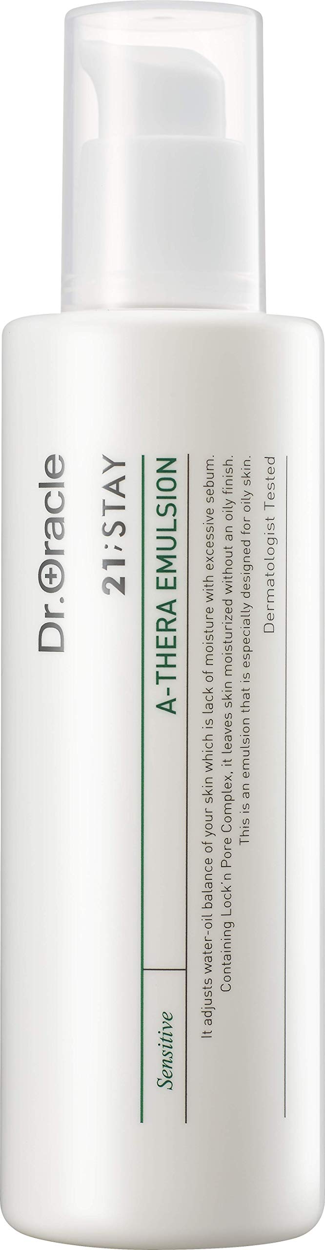 DR.ORACLE A-Thera Emulsion Face Moisturizer Moisturizing Facial Lotion for Sensitive Skin, (4.05fl.oz) Dermatologist Tested, 21;STAY
