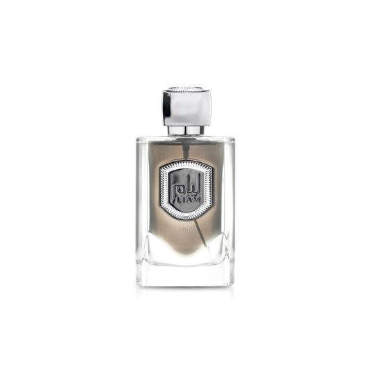 Lattafa Liam Grey Eau de Parfum Spray for Unisex, 3.4 Ounce