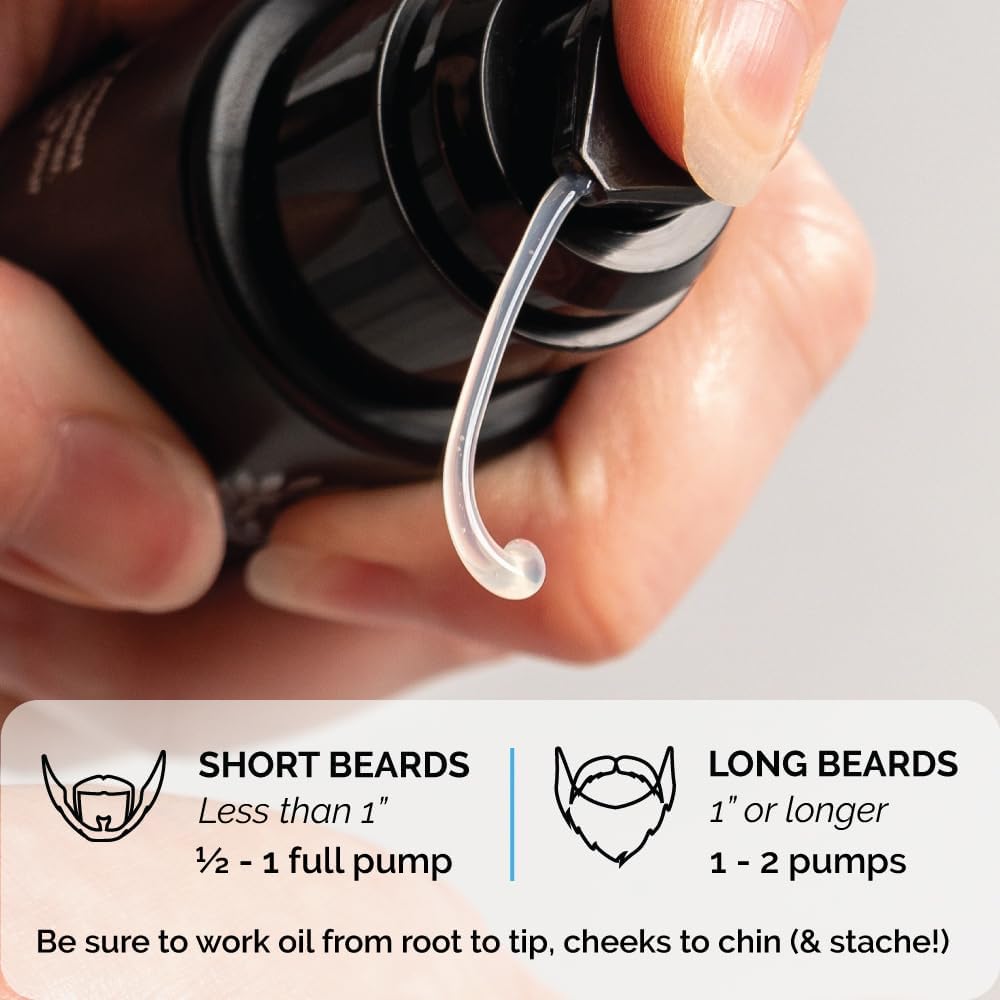 ZEUS Refined Beard Oil for Men with Natural Oils (Sandalwood) 1.6 fl oz