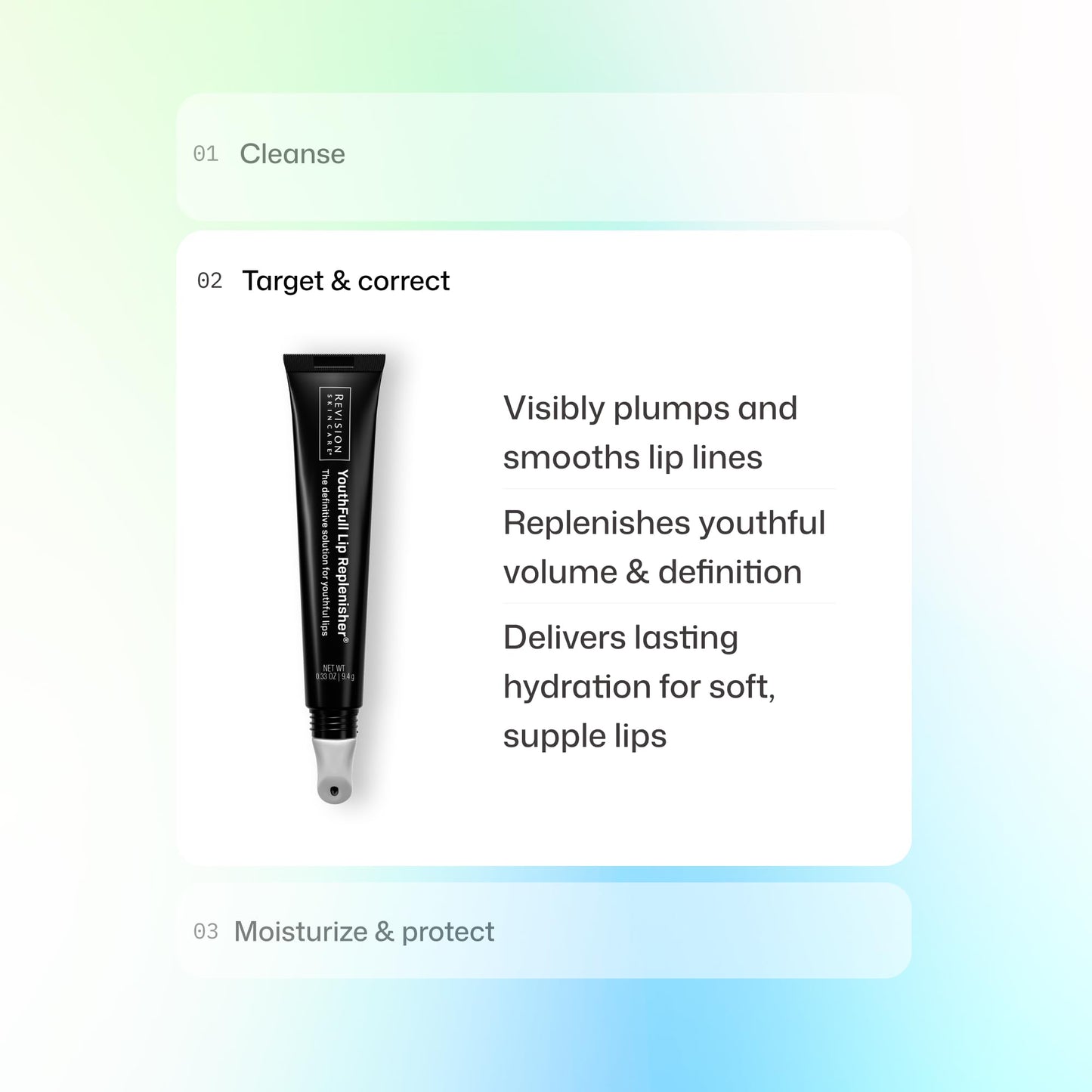 Revision Skincare YouthFull Lip Replenisher, Moisturizing Lip Plumper with Hyaluronic Acid, Volumizing, Plumping and Anti Aging, 2 Pack - 0.33 Ounce