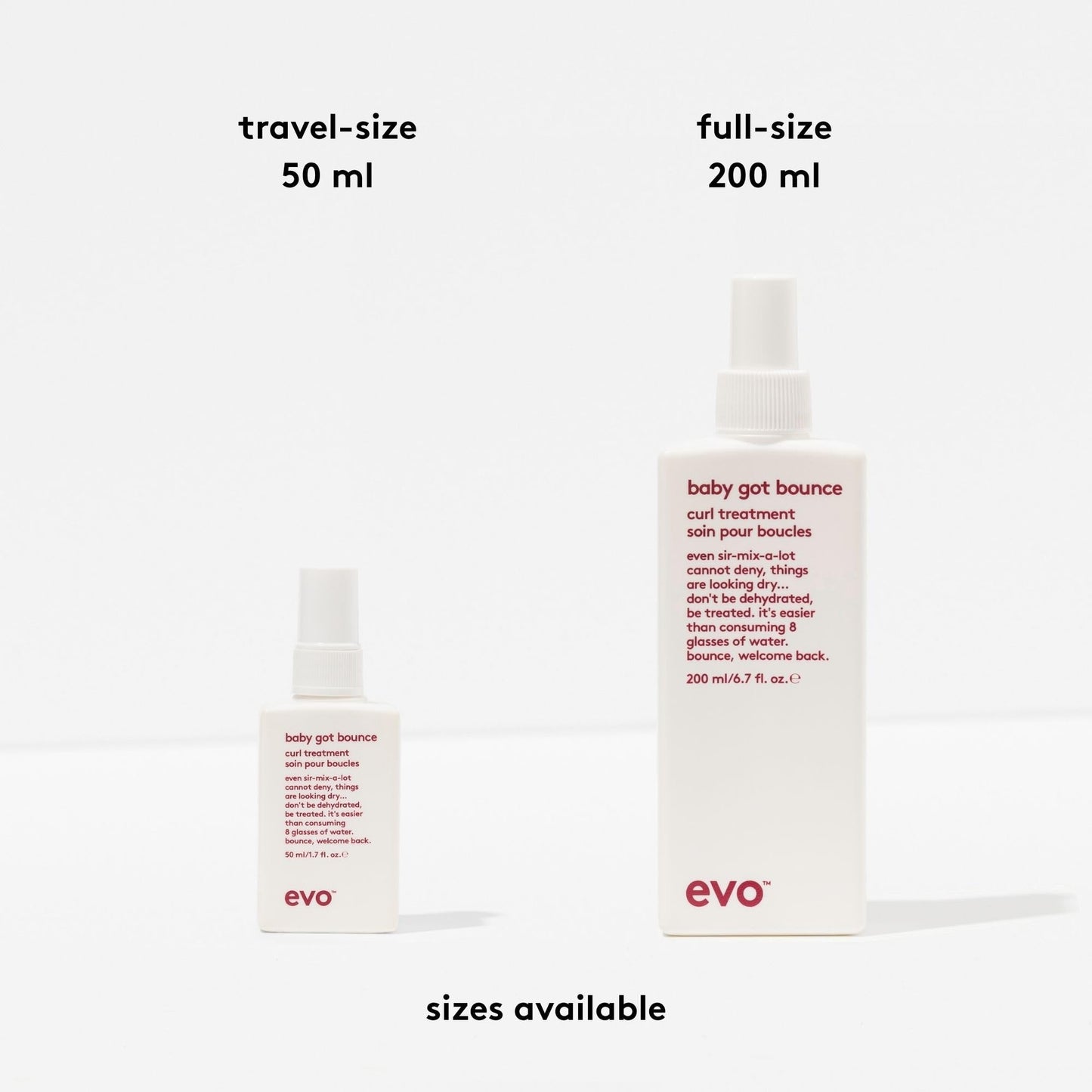 EVO Baby Got Bounce Curl Treatment - Anti Frizz Hair Treatment for Wavy & Curly Hair - Moisturizes, Repairs & Detangles - 6.8 fl oz