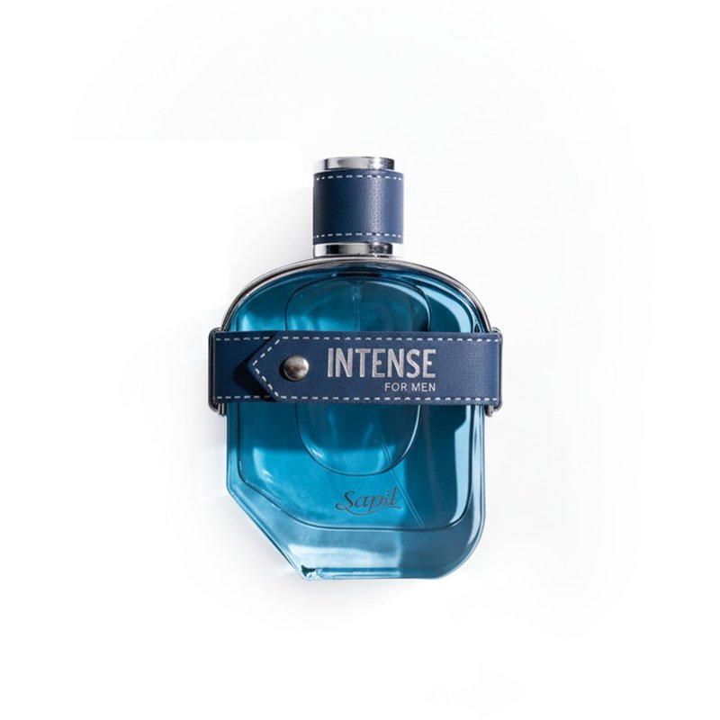 Sapil Intense Eau de Toilette for Men – Long Lasting Aromatic Spicy Perfume | Lemon, Cardamom & Vetiver Notes | Fresh Clean Masculine Fragrance | 3.4 oz / 100ml