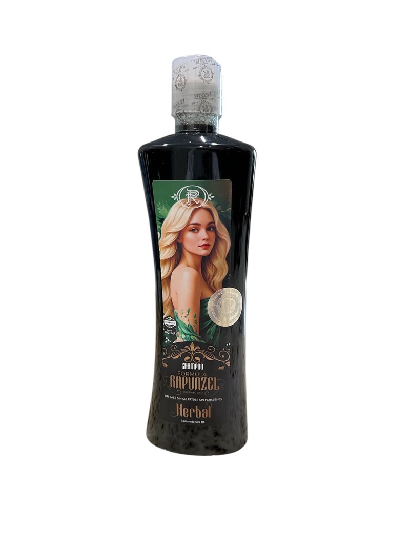 Formula Rapunzel Shampoo Fast Growth Hair 5cm x Month Stop Hair Loss Crecimiento Rpido ORIGINAL! Citrus (Bergamot) Scent, Paraben Free, Unisex Adults