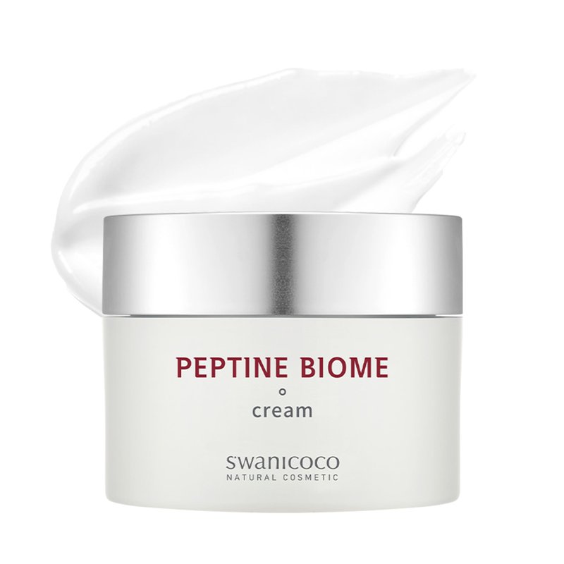 SWANICOCO Peptide Biome Night Cream Deep Moisturizer Anti Aging Skin Firmness Barrier Repair Care with Copper Peptide, Hyaluronic Acid, Niacinamide Korean Skincare, Barrier Repair 50ml 1.7 Fl Oz