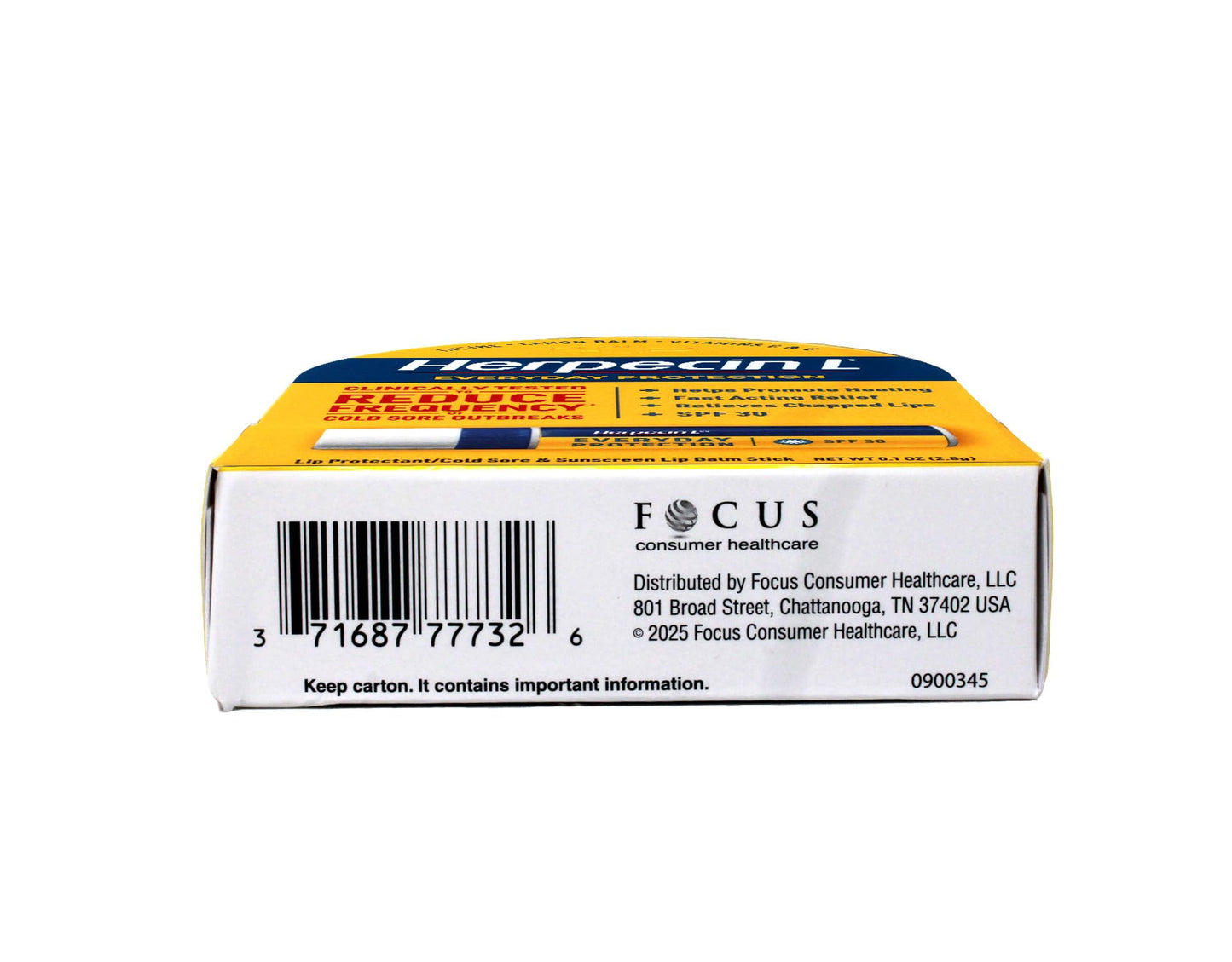Herpecin-L Everyday Protection SPF 30 Lip Balm 0.1 Oz. - Pack of 6