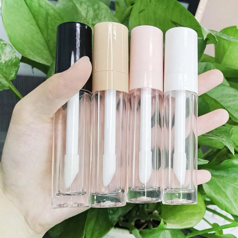 Pink Lip Gloss Tubes - 30pcs 8ml PETG Containers with Big Doe Foot Wand | Ideal for Lip Gloss & Concealer