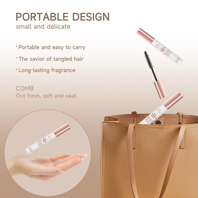 BEUKING Broken Small Hair Finishing Stick Hair Smoothing Cream Loose Hair Quick Styling Non-Greasy Non-Sticky Bangs Styling Gel for Frizz Control & Fixing Stereotypes Hair Mascara for All Hair Types