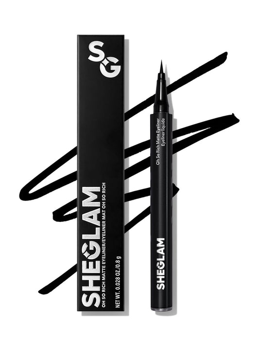 SHEGLAM Oh So Rich Matte Eyeliner Waterproof Smudgeproof Longwearing Liquid Eyeliner
