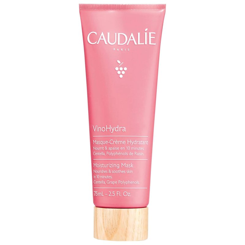 Caudalie VinoHydra Moisturizing Mask | 10-Minute Hydration Booster with Centella Asiatica - 75 mL