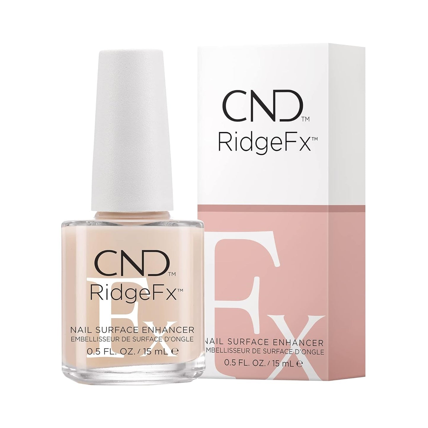 CND RidgeFx Nail Surface Enhancer - Smooth & Perfect Nails | 0.5 Fl Oz (15 ml)