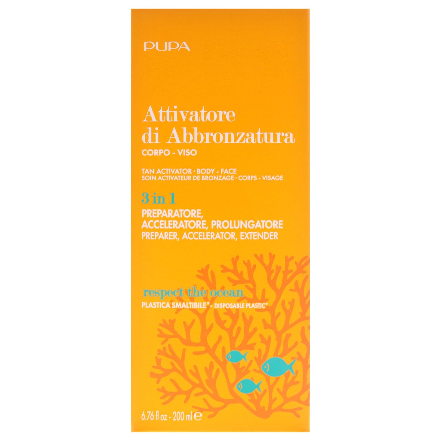 Tan Activator Body Face 3-In-1 by Pupa Milano for Women - 6.76 oz Bronzer