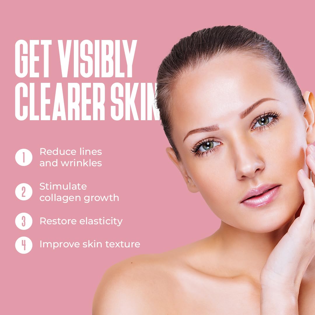Mandelic Acid Clearing Serum for Acne Scars, Folliculitis, Aging Skin, Dark Spots - 40% Mandelic Acid Peel AHA Liquid Exfoliant, Clinical Grade Facial Peeling Solution