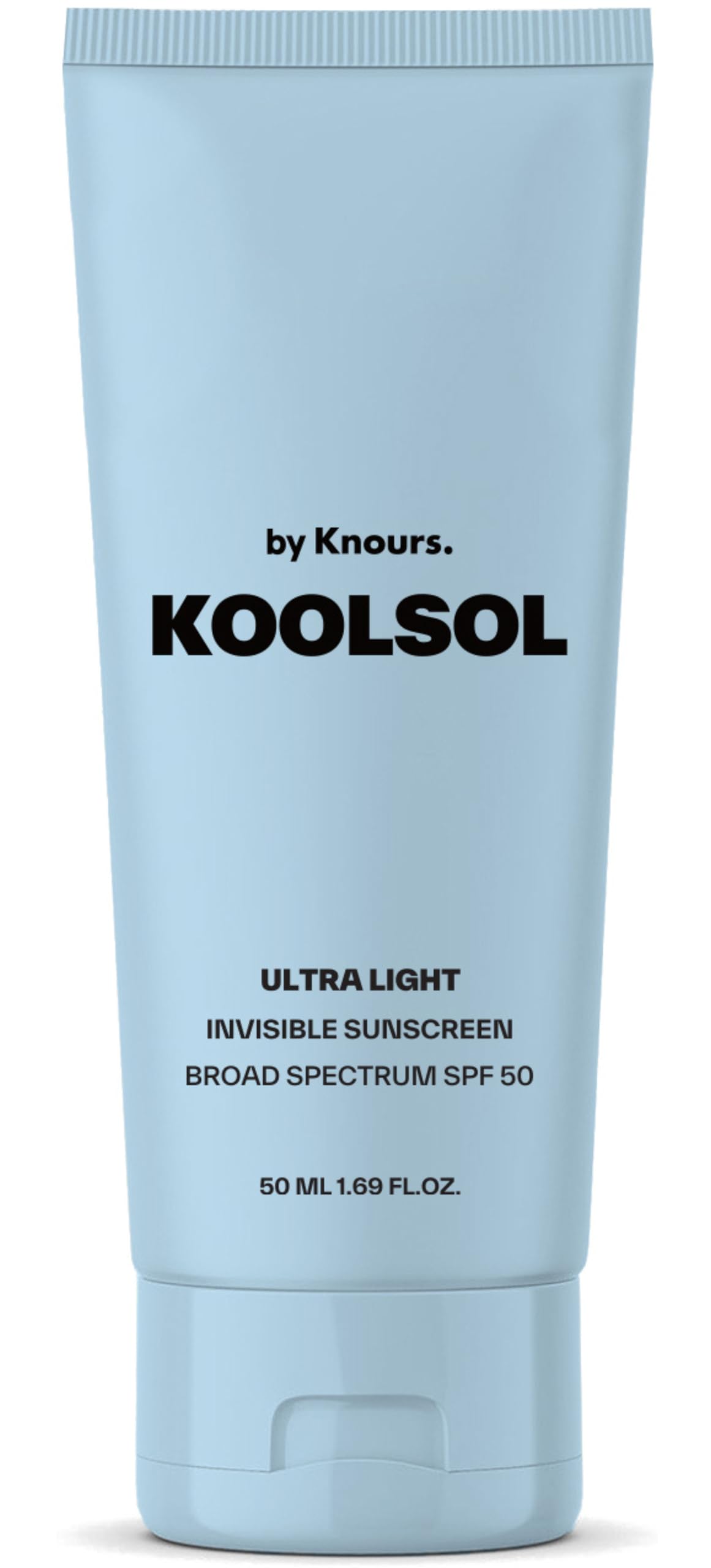 Koolsol Sunscreen by Knours, Ultra-Light Invisible Broad Spectrum SPF 50, Moisturizing for All Skin Types, Korean Innovation, 50ml/1.69 fl. oz.