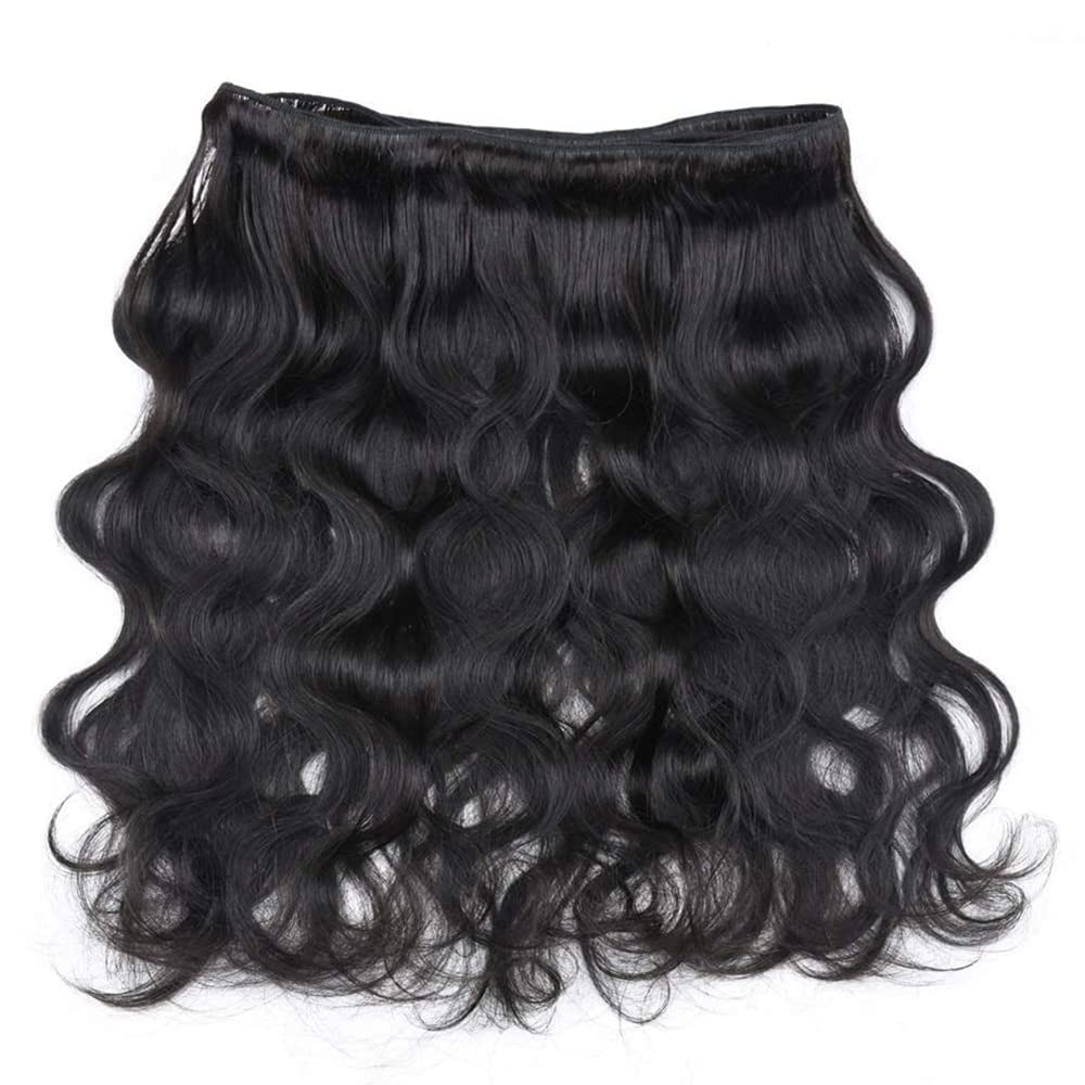 Human Hair Bundles Body Wave 1 Bundle 12A Unprocessed Brazilian Virgin Human Hair Body Wave Bundles 100G Natural Black Hair Extensions