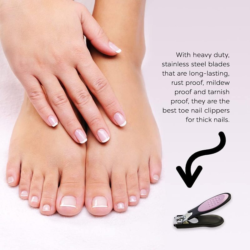 Dream Cut Nail Clipper - Sharp Stainless Steel Toenail Clippers with Comfort Grip | Durable Design for Men & Women