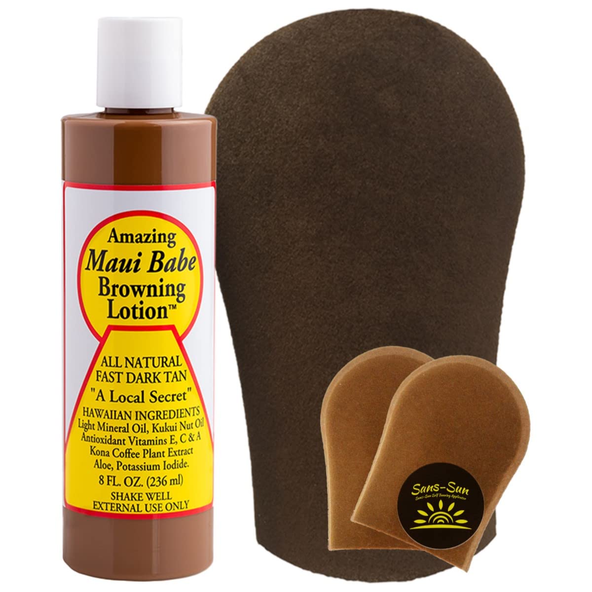 Maui Babe Browning Lotion - Outdoor Tanning Lotion for Face & Body | 8 oz Tanning Formula