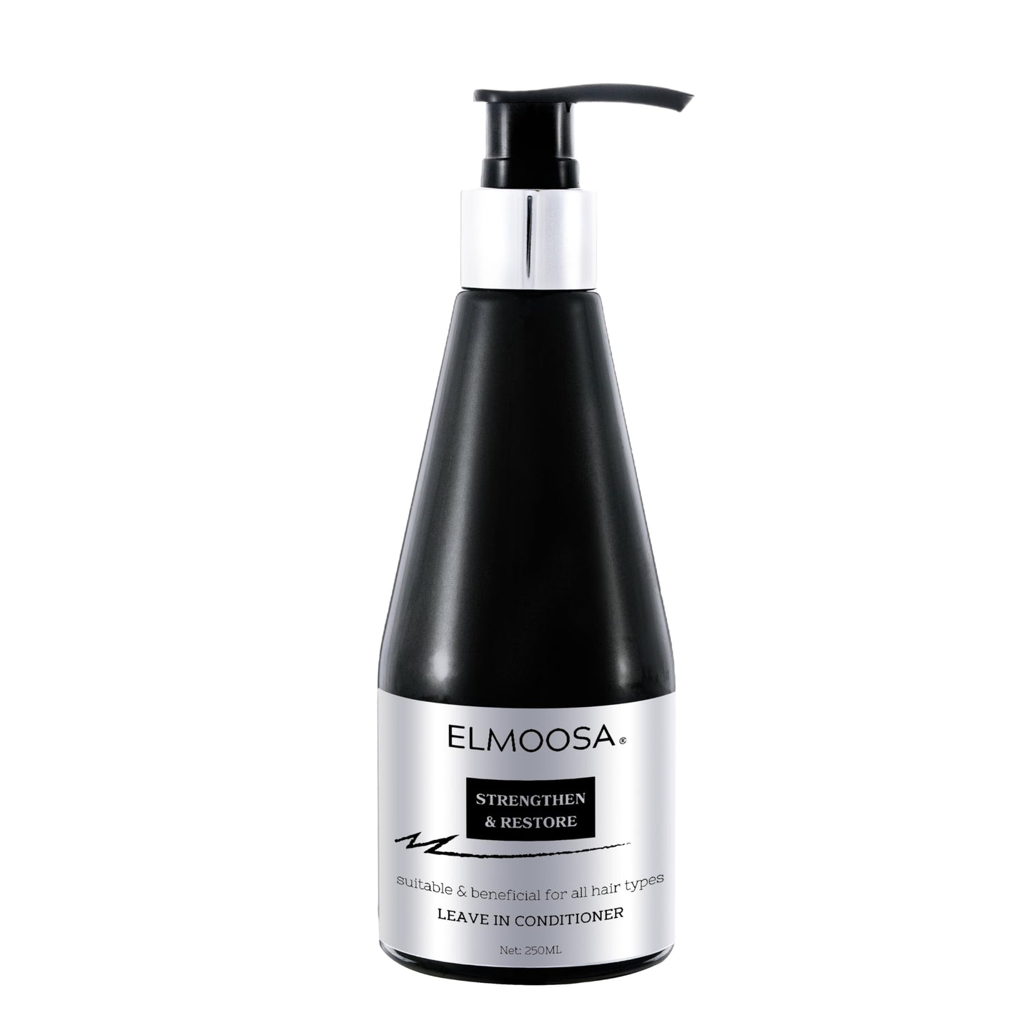 ELMOOSA Caviar Leave In Conditioner -24/7 Caviar Armor Against Frizz & Split Ends/Caviar Hair Treatment/Heat Protection/Frizz Control for curly hair 250ML