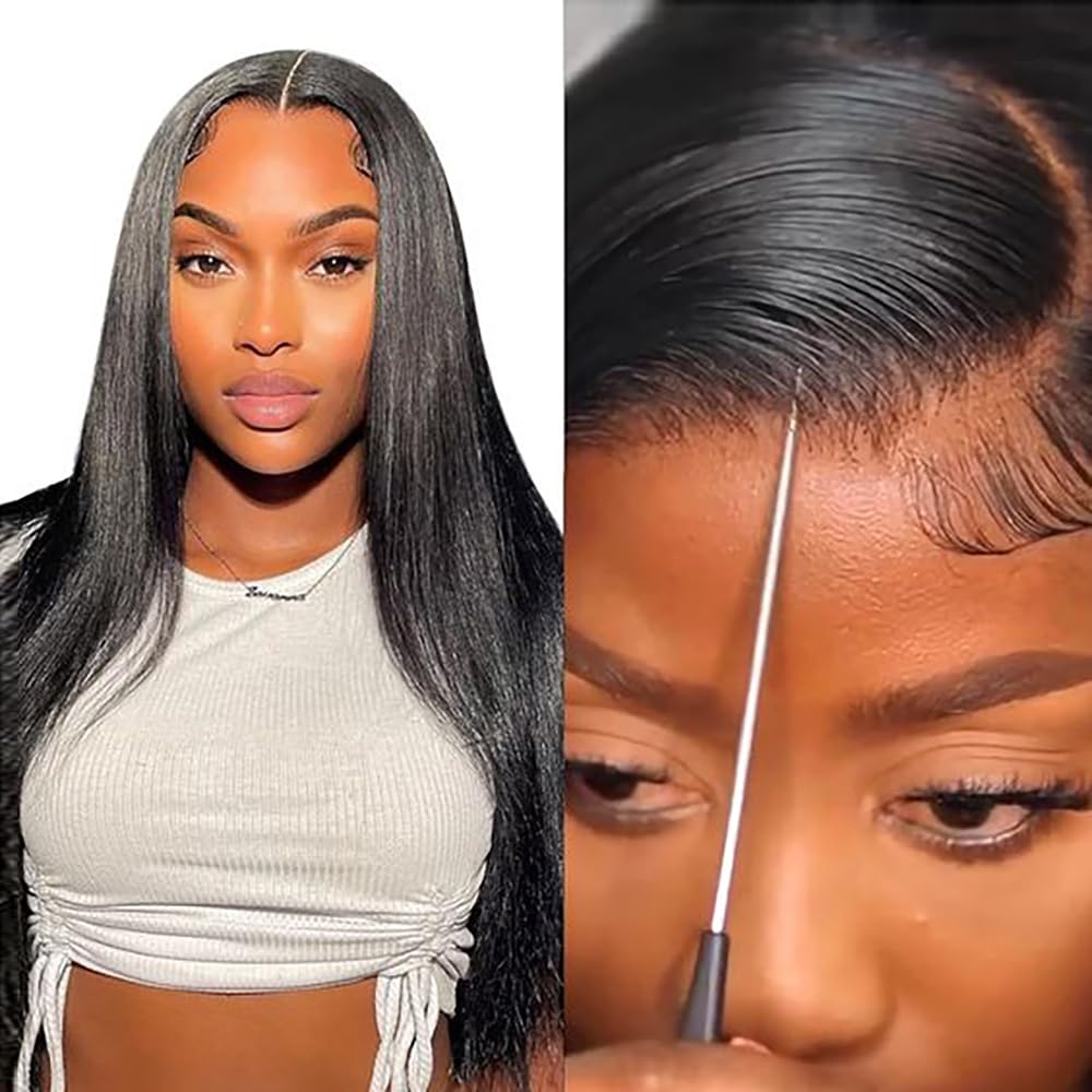 5x5 Transparent Lace Closure Hair Closure Invisible Lace Closure 10A Brazilian Virgin Remy Human Hair Frontal Closure Human Hair Extensions Pre Plucked (5x5 lace closure straight, 16 inch)