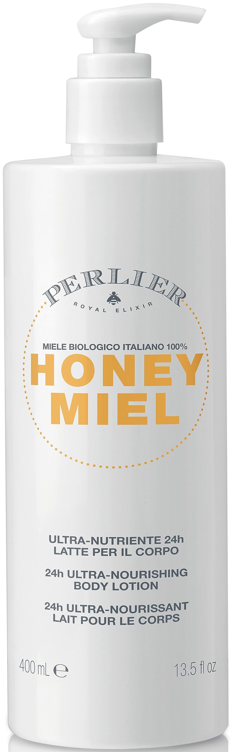 Perlier Honey Miel Ultra-Nourishing Body Lotion 400 ml, 13.5 Fl Oz, Made in Italy [Italian import]