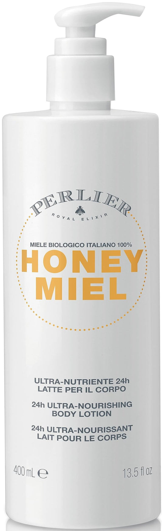 Perlier Honey Miel Ultra-Nourishing Body Lotion 400 ml, 13.5 Fl Oz, Made in Italy [Italian import]