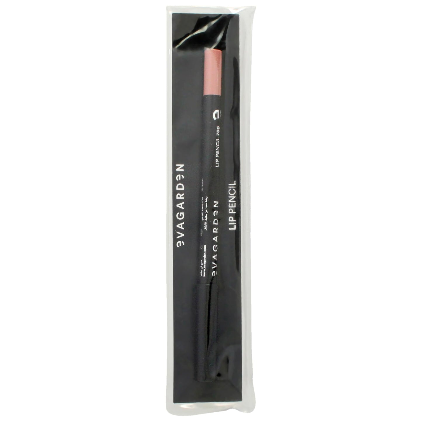 Evagarden Superlast Lip Pencil - 786 Nude Light - Long Lasting Lip Liner Pencil - Nude Lip Liner Makeup - Lip Pencil Liner with Lip Care - 0.04 oz