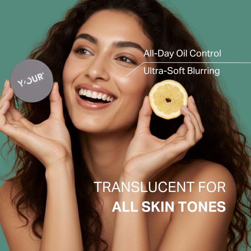 Y'OUR HD-Perfect Matte Pressed Powder | Soft Focus & No Flashback for All-Day Oil Control | Blurs Pores & Fine Lines | Talc-Free, Translucent for All Skin Tones, Easy Bake Powder