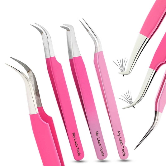 My Lash Tools New Isolation Lash Tweezers For Eyelash Extensions Best for Individual Isolation & Classic Lashes Japanese Stainless Steel Lightweight Precision Lashing Twisers (CEC-JP/05)
