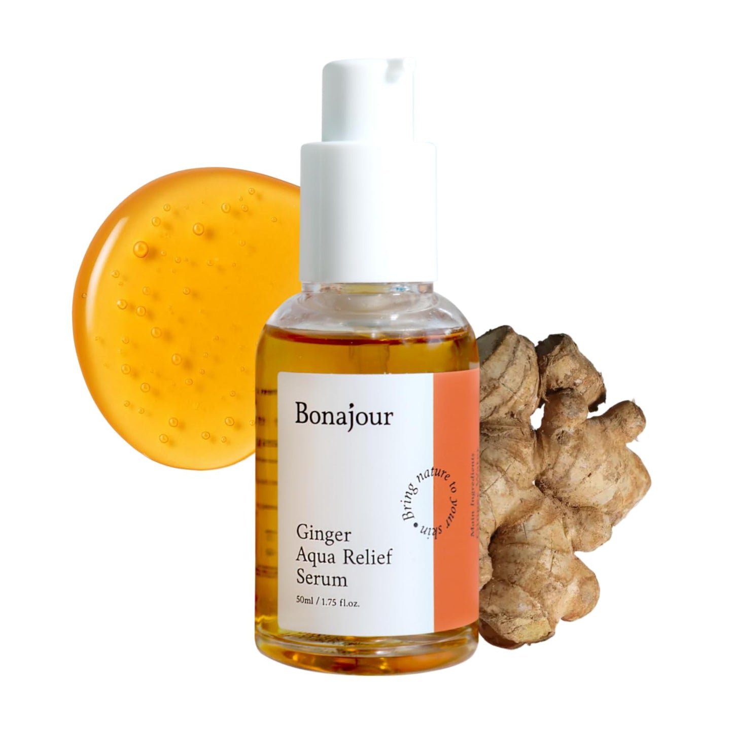 [BONAJOUR] Ginger Aqua Relief Serum for Sensitive Skin, Slow Aging Serum