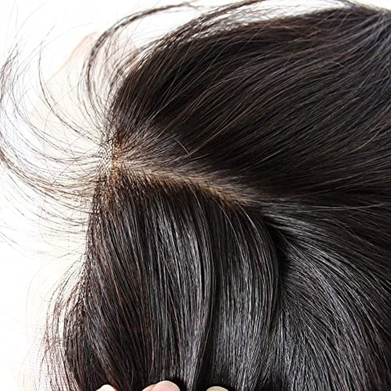 Bella Hair Free Part Silk Base Closure Straight, 130% Density Natural Color Remy Virgin Human Hair 4x4inch Top Closure (16inch)