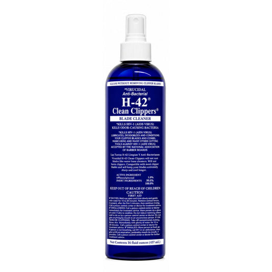 Skin Revolution H-42 Professional Clipper Blade Cleaner - Waterless, Cleans & Cools, 16oz Spray Bottle