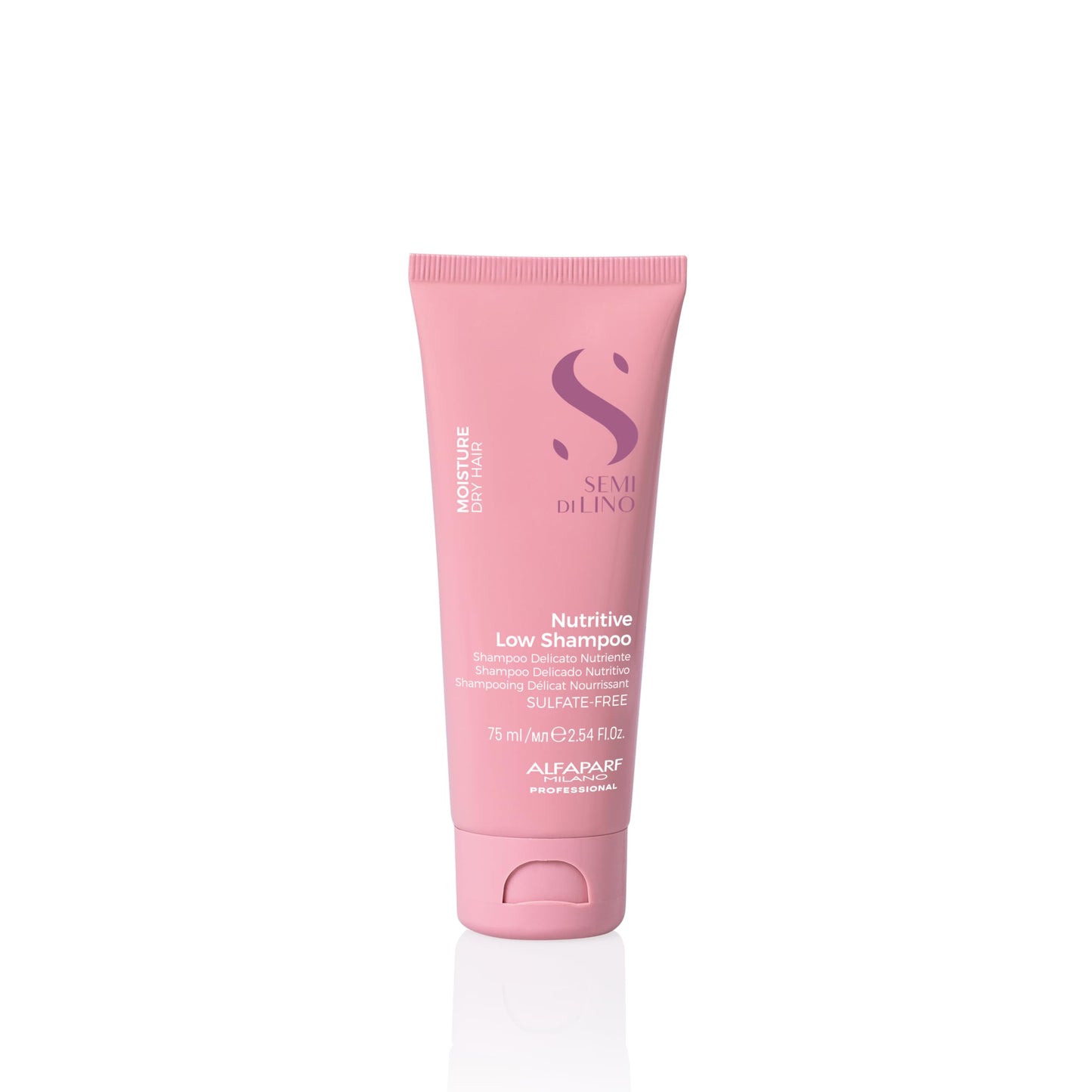 Alfaparf Milano Semi di Lino Moisture Travel Size Shampoo and Hair Mask Set for Dry Hair - Sulfate Free - Hydrating - Moisturizing - Nourishing