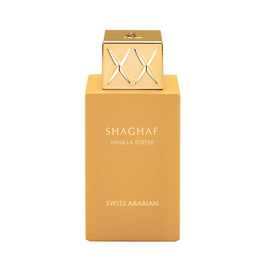Swiss Arabian Shaghaf Vanilla Toffee - Arabian Perfume for Men and Women - Unisex Eau de Parfum - Dubai Long Lasting Perfume - Travel Size - 2.5 oz
