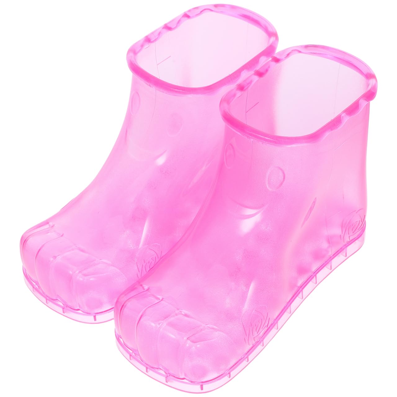 Baluue Foot Bath Massage Shoes for Home and Spa Heat-Resistant Durable Foot Soaking Slippers Promote Blood Circulation and Relaxation 10.23X6.29X3.93 Inches