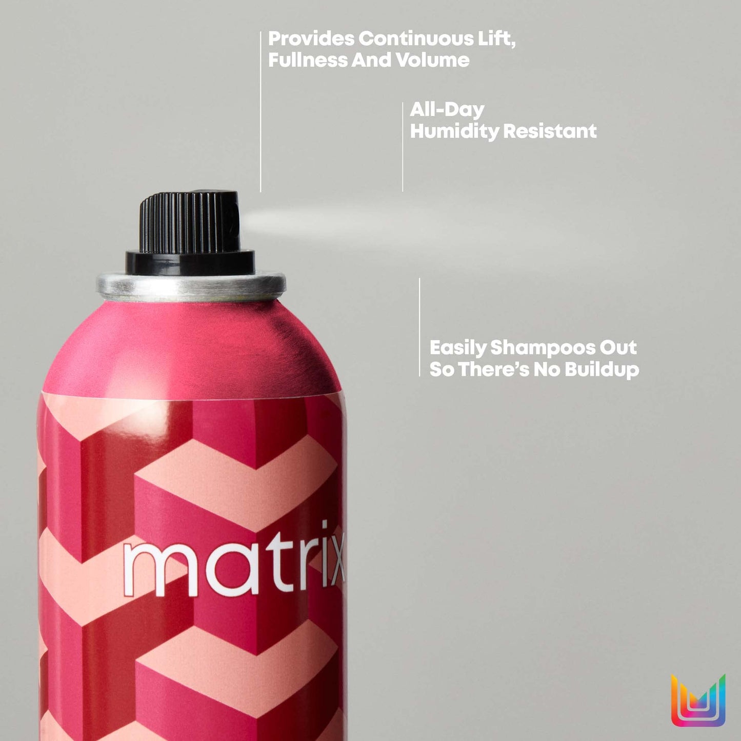 Matrix Styling Fixer Hairspray - Adds Flake-Free Lift, Fullness and Volume, Controls Frizz, Dry Finish With Flexible Hold, For All Hair Types, Vegan, 11.1 Oz