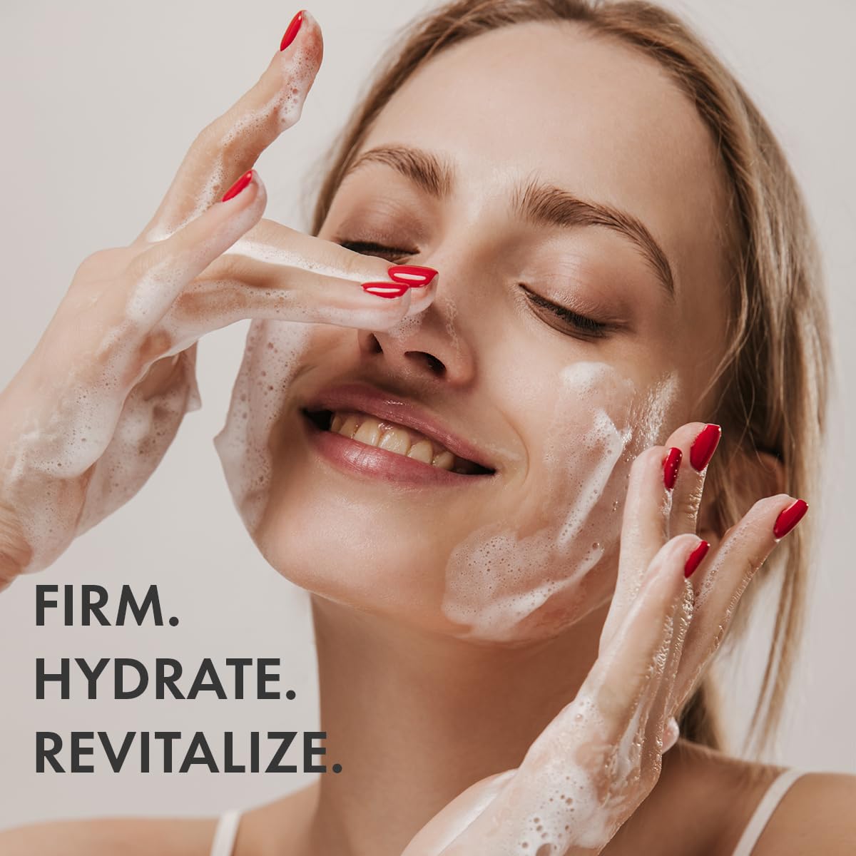 Probiotic Revitalizing Cleanser - Anti-Aging Face Wash with Peptides for Dry & Mature Skin | 10 oz Hydrating Gel