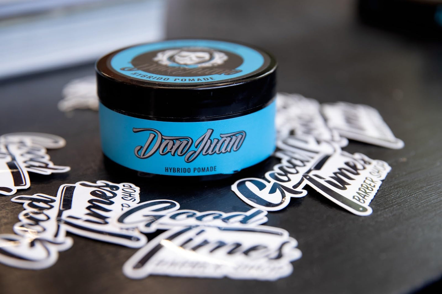 Don Juan Hybrido Pomade | Water Based | Strong Hold | High Shine | Natural Plant Extracts and Ocean Minerals | Summer Sea Breeze Scent