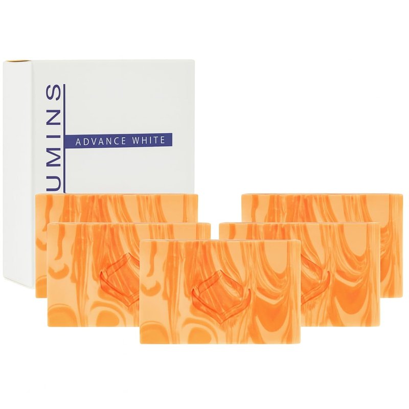 Relumins Triple Glow Bar Soap - Deep-Cleansing Plant-Based Skincare | Exfoliating & Skin-Smoothing - 135g x 3 Bars