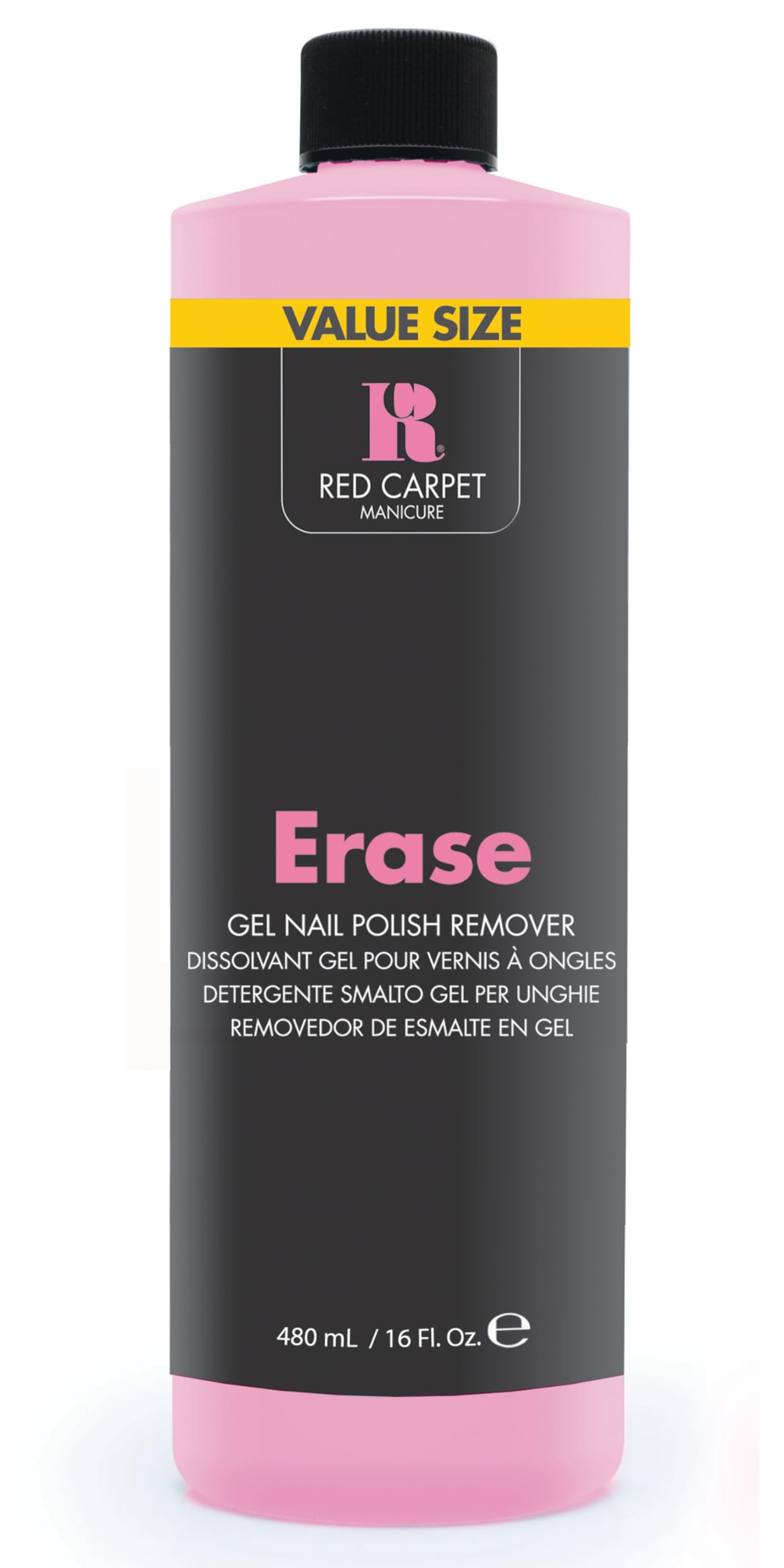 RC Red Carpet Manicure Nail Polish Remover - Erase, 16 Fl Oz
