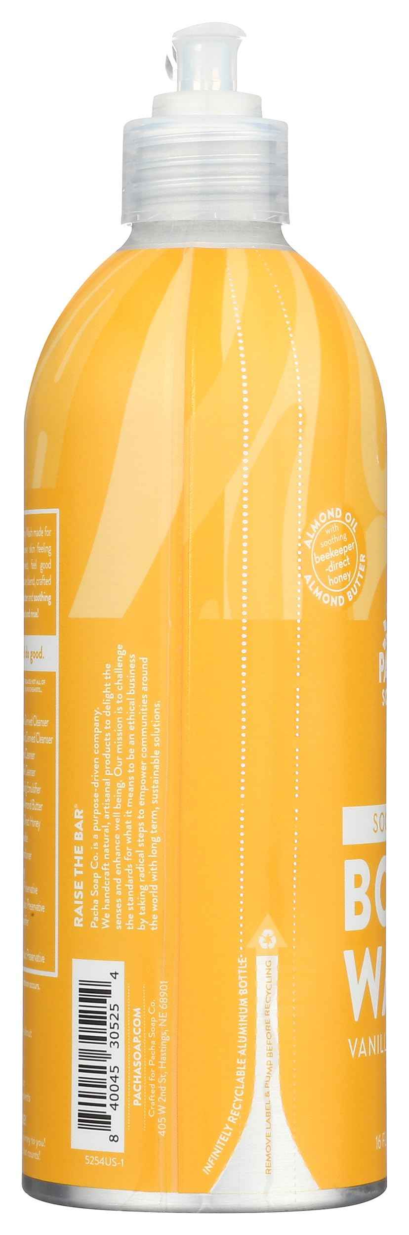 Pacha Soap Vanilla Almond Body Wash, 16 Fz