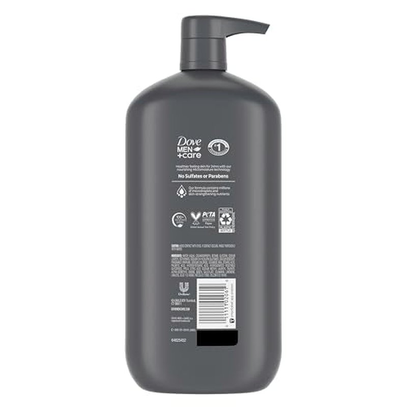 DOVE MEN + CARE Body and Face Wash Hydrating Clean Comfort Men's Body Wash with 24-Hour Nourishing Micromoisture Technology 30 oz