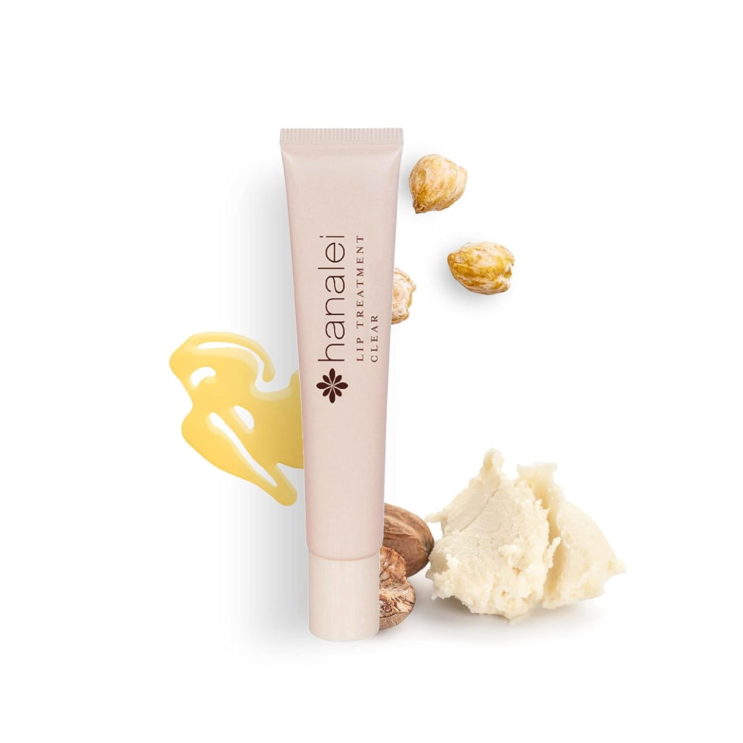 Hanalei Lip Treatment Bundle - Clear & Rose | Nourishing Kukui Oil, Shea Butter & Agave for Soft, Hydrated Lips