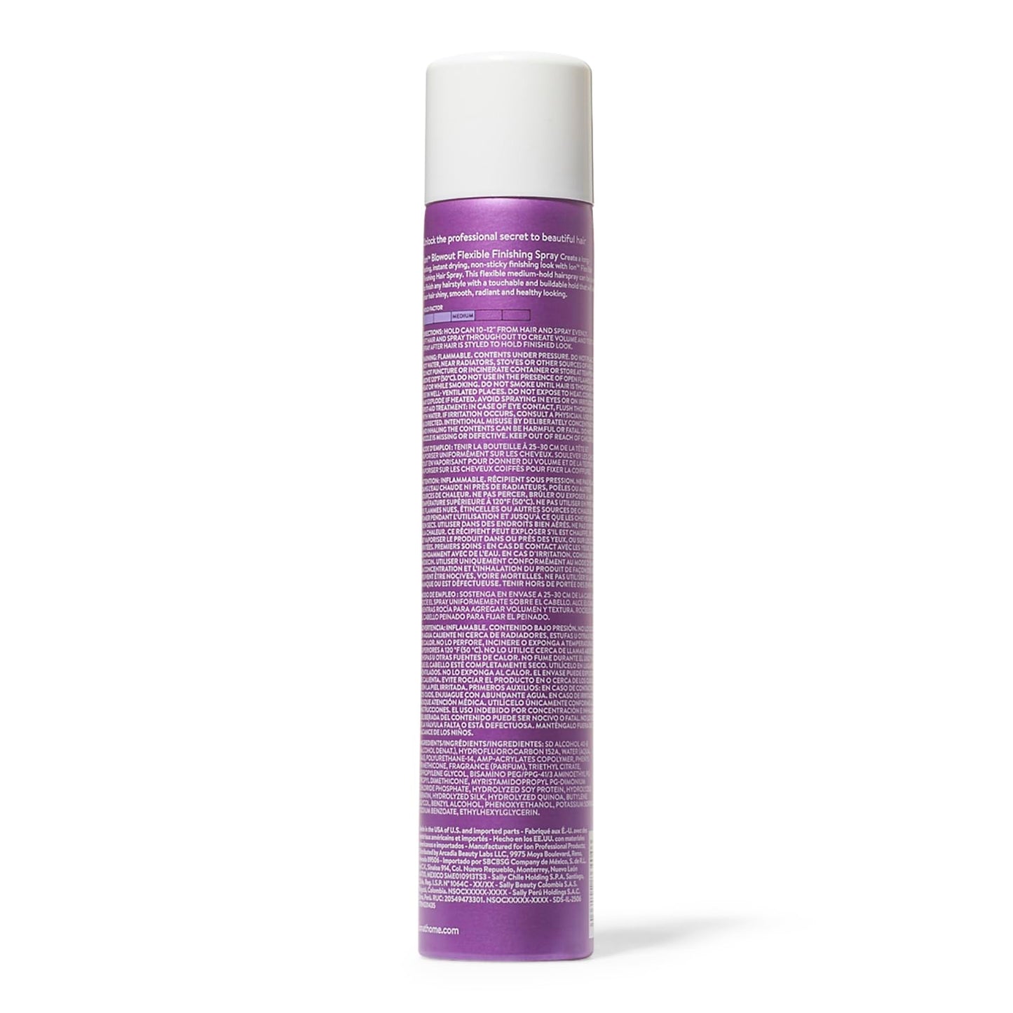 Ion Flexible Hair Spray - Humidity Resistant, Quick Drying Formula | Lasting Shine, 10 oz (Pack of 2)
