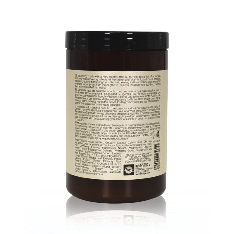 LINANGE Energyplex Hair Stimulating Mask - Nourishing Treatment for Weak and Brittle Hair, 1000ml / 33.8 fl oz