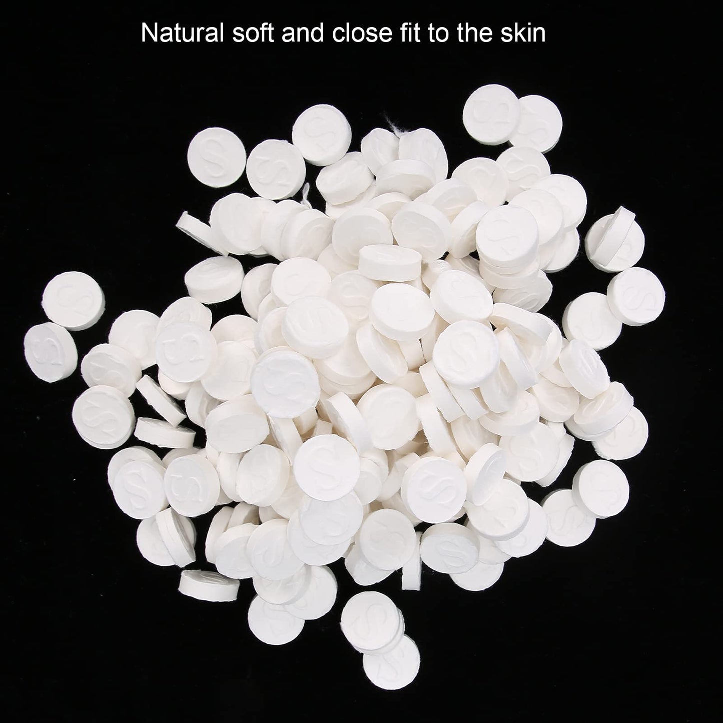 Dioche 500pcs Disposable Mask Paper Compressed Sheet DIY Hydrating Mask Cotton Skin Care Wrapped Masks for Home Travel, Dry Face Paper Sheet