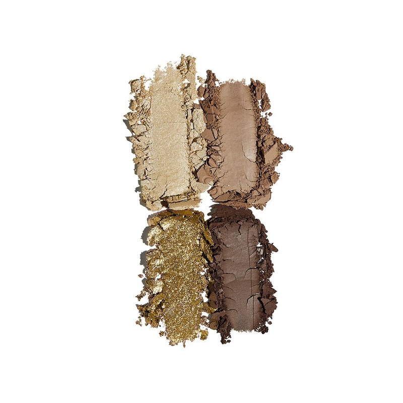 Sigma Beauty Crème Brûlée Eyeshadow Quad — Makeup Eyeshadow Quad with a Buttery Soft Formula and Buildable, Blendable Shades for a Flawless Eye Look, Designed for All Day Wear