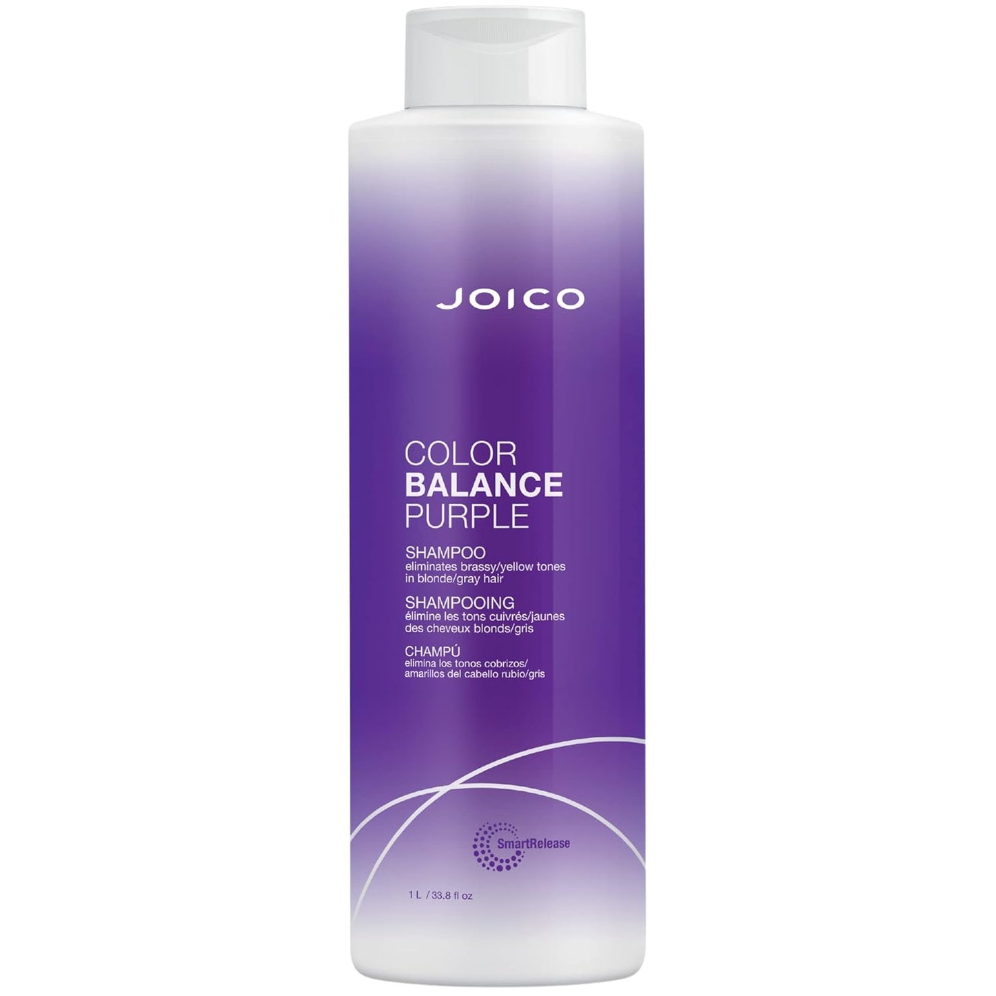 Joico Color Balance Purple Shampoo - Eliminate Brassy Yellow Tones | Boost Vibrancy & Shine | UV Protection with Rosehip Oil