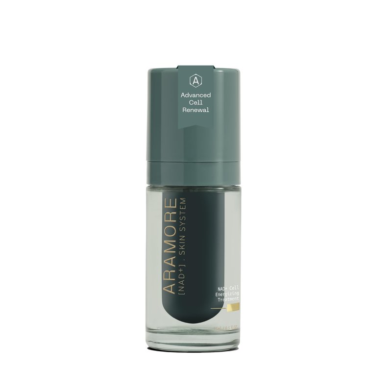 Aramore NAD+ Cell Energizing Skin Care Treatment with Proprietary NAD+ Precursor Complex, Clinically Proven to Target 12 Signs of Aging - 15ml